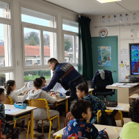 Passage du permis piétons, école du Stade - 31.01.2025