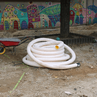 Travaux cours Oasis élémentaire stade - 23.07.2025