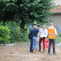 Travaux cours Oasis élémentaire stade - 23.07.2025
