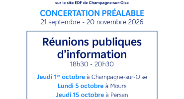 Réunions publiques d'information, Projet SIRIUS - 01.10.2026
