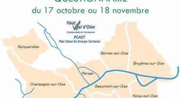 Questionnaire Habitants PCAET de la CC du Haut Val d'Oise