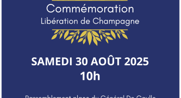 Commémoration libération de Champagne - 30.08.2025