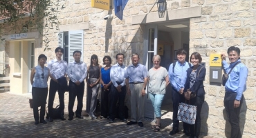 Une délégation japonaise en visite à l'Agence Postale Communale - 03.07.2026