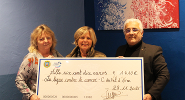 Un élan collectif à Champagne : 1 610 € remis à la Ligue contre le cancer du Val-d’Oise
