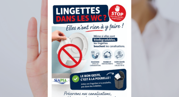 STOP lingettes dans les WC - avril 2026