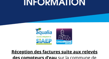1ère facturation Aqualia - Avril 2025