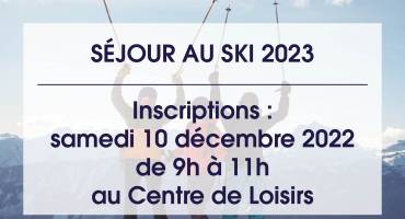  Séjour au ski 2023